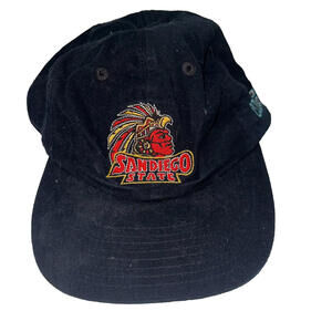 Vintage San Diego State Aztecs Hat VTG Old Logo  Snapback ESPN WAC SDSU